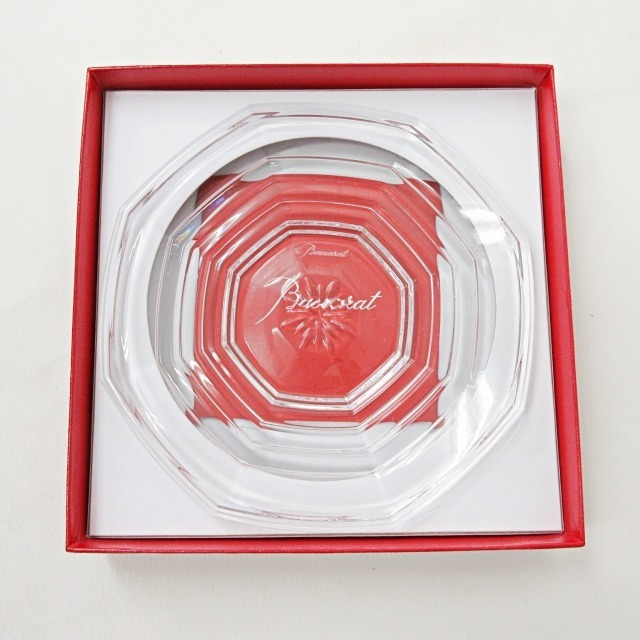 バカラ アルクール トレイ プレート 小皿 クリスタルガラス クリア 12cm