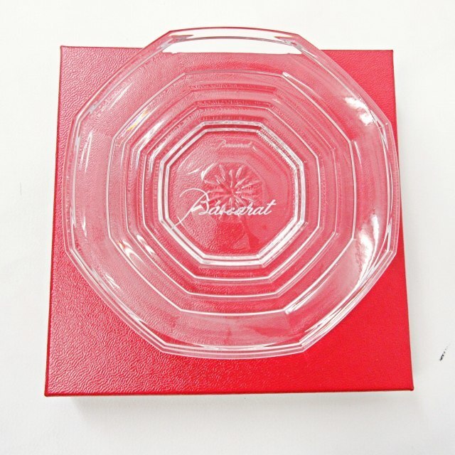 バカラ アルクール トレイ プレート 小皿 クリスタルガラス クリア 12cm