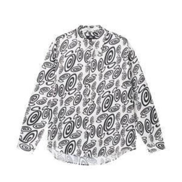 STUSSY(ステューシー)のStussy SWIRLY S SILK SHIRT L シルク メンズのトップス(シャツ)の商品写真