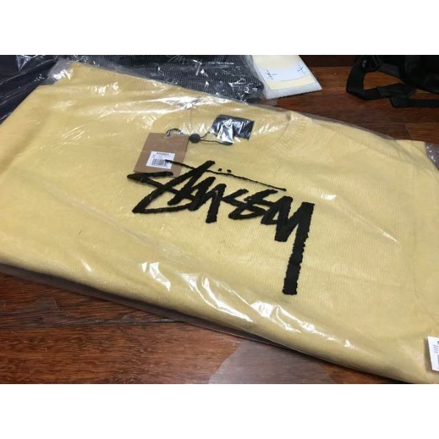 STUSSY - Stussy GOTHIC SWEATER ベージュ XLの通販 by ケンタ006's