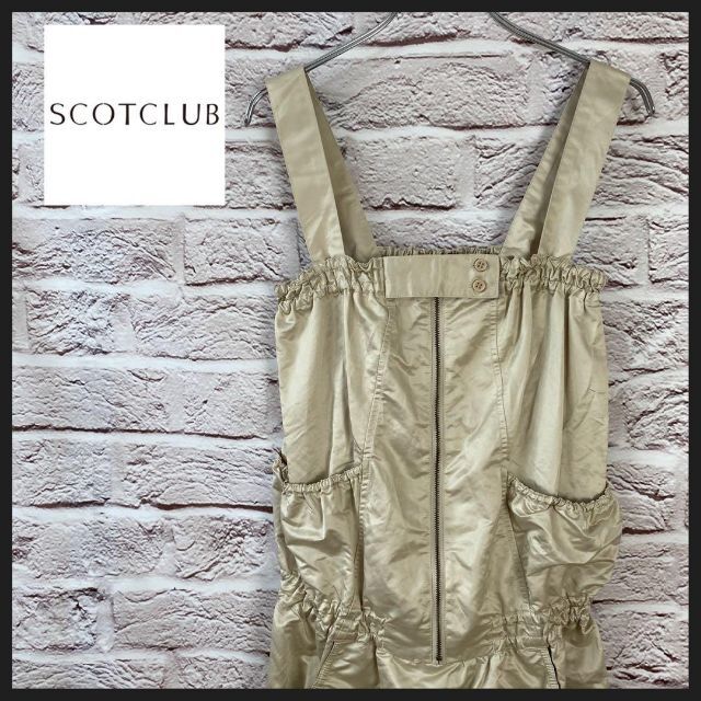 SCOT CLUB(スコットクラブ)のSCOT CLUB タグ付き　ワンピース キャミワンピース　レディース レディースのワンピース(その他)の商品写真