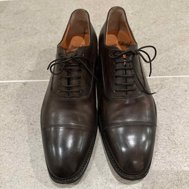 Santoni(サントーニ)のsantoni  ドレスシューズ 革靴　サイズ5 ブラウン メンズの靴/シューズ(ドレス/ビジネス)の商品写真