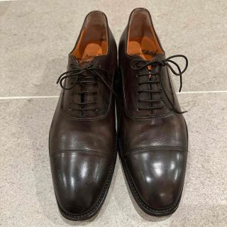 サントーニ(Santoni)のsantoni  ドレスシューズ 革靴　サイズ5 ブラウン(ドレス/ビジネス)