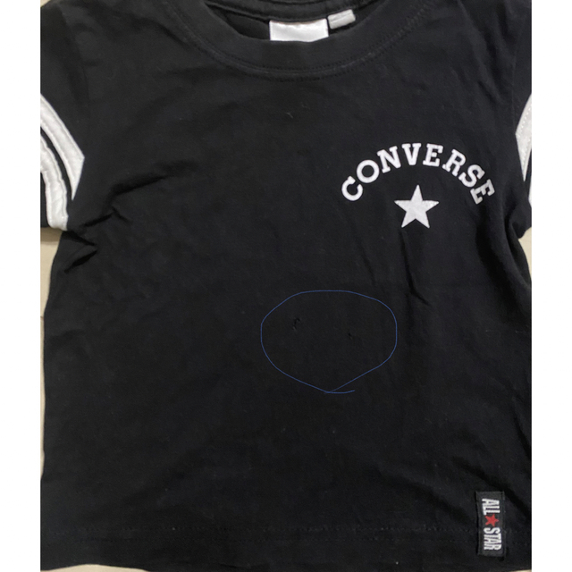 CONVERSE(コンバース)の女の子90 男の子90 Tシャツ　converse コンバース キッズ/ベビー/マタニティのキッズ服男の子用(90cm~)(Tシャツ/カットソー)の商品写真