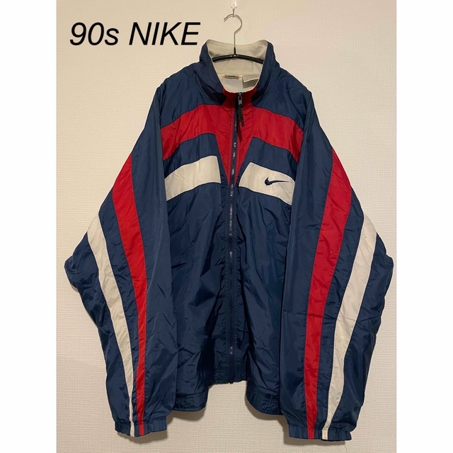 希少】90s NIKE ナイキ ナイロンジャケット - ナイロンジャケット