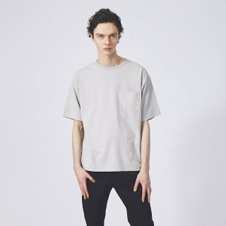 アバハウス(ABAHOUSE)の【グレージュ】【COOL JERSEY】プレーティング モダール 半袖 Tシャツ(Tシャツ/カットソー(半袖/袖なし))