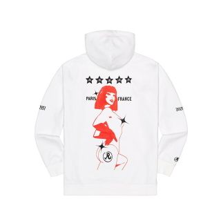 ボンジュールレコーズ(bonjour records)の【ホワイト（10）】Richardson Crazy Horse Hoodie(パーカー)