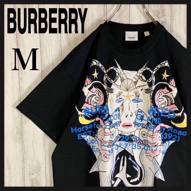 即完売モデル】BURBERRY バーバリー 奇抜 ティッシ期 希少 Tシャツ ...