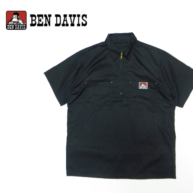 BEN DAVIS(ベンデイビス)の美品 BEN DAVIS ベンデイビス ハーフジップシャツ F 大きいサイズ メンズのトップス(シャツ)の商品写真