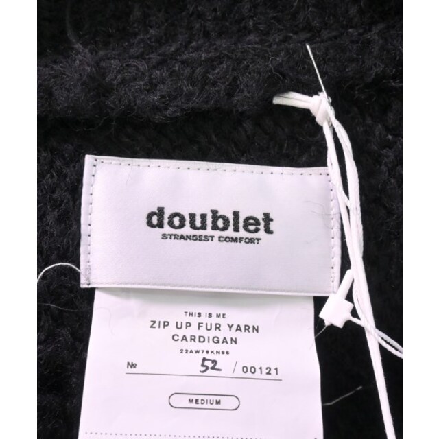 doublet(ダブレット)のdoublet ダブレット カーディガン M 黒 【古着】【中古】 メンズのトップス(カーディガン)の商品写真