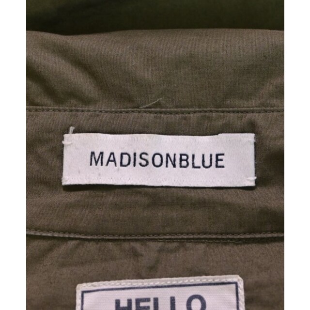 MADISONBLUE(マディソンブルー)のMADISON BLUE マディソンブルー カジュアルシャツ XS カーキ 【古着】【中古】 レディースのトップス(シャツ/ブラウス(長袖/七分))の商品写真