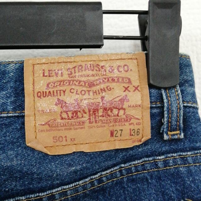 vintage made in USA levis501 denim i 4