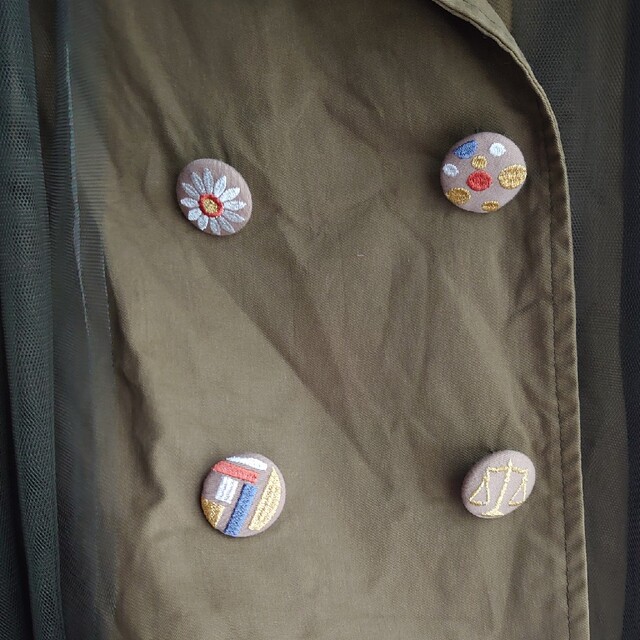 綿ショートコート レディースのジャケット/アウター(スプリングコート)の商品写真