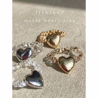 38.大人気♡！metal heart ring 各¥900(リング)