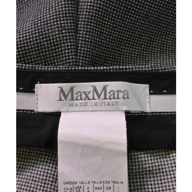 Max Mara マックスマーラ パンツ（その他） 44(L位) 黒x白(総柄) | www