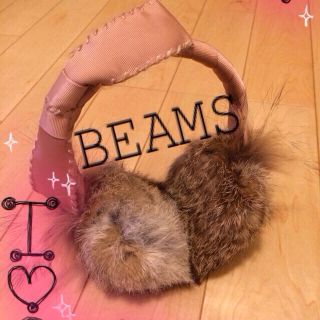 ビームス(BEAMS)のBEAMS♡ステッチリボンイヤーマフ(イヤーマフ)