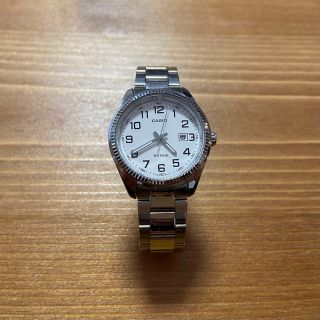 カシオ(CASIO)のCASIO カシオ  WA5BAR アナログ 腕時計 シルバー(腕時計)