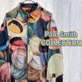 ポールスミスコレクション(Paul Smith COLLECTION)の☆極美品☆ポールスミス コレクション ハット 帽子 総柄　長袖シャツ プリントM(シャツ)