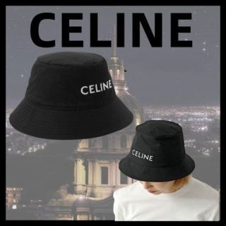 帽子 【KOHさん専用】CELINE バケハ スパンコールロゴメンズ