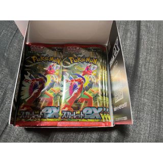 ポケモン(ポケモン)のポケモンカード　スカーレット1ボックスシュリンク無し(Box/デッキ/パック)