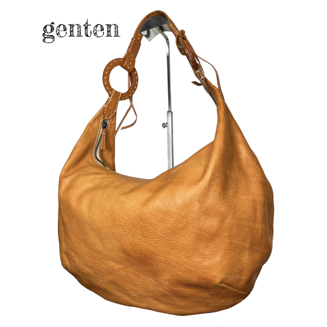 ゲンテン genten 本革 レザー ショルダーバッグ