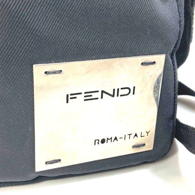 FENDI - フェンディ FENDI ロゴ メタルプレート ポシェット 斜め掛け