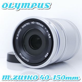 オリンパス(OLYMPUS)のオリンパス M.ZUIKO 40-150mm❤️シルバー❤️小型軽量(レンズ(ズーム))