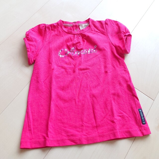 Armani(アルマーニ)のARMANIBaby　Tシャツ　80 ピンク キッズ/ベビー/マタニティのベビー服(~85cm)(Ｔシャツ)の商品写真