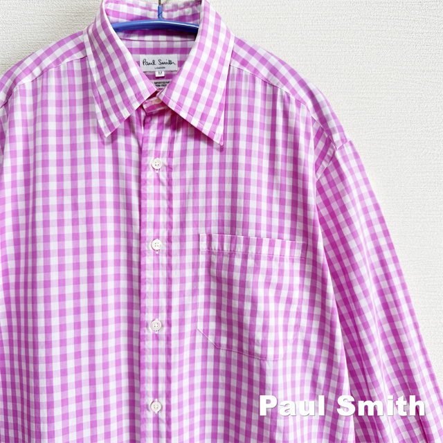 Paul Smith(ポールスミス)の【Paul Smith】ギンガムチェック イタリア製ファブリック シャツ メンズのトップス(シャツ)の商品写真