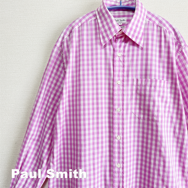 Paul Smith(ポールスミス)の【Paul Smith】ギンガムチェック イタリア製ファブリック シャツ メンズのトップス(シャツ)の商品写真