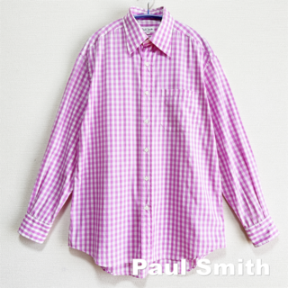 ポールスミス(Paul Smith)の【Paul Smith】ギンガムチェック イタリア製ファブリック シャツ(シャツ)