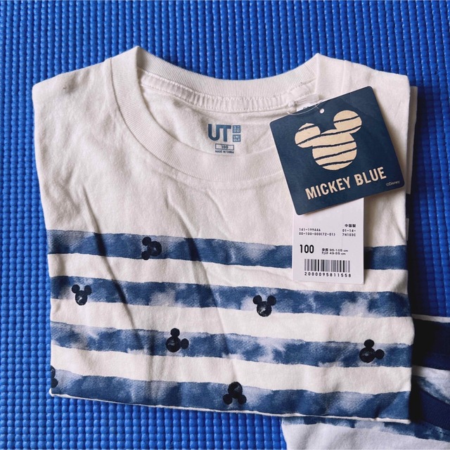 UNIQLO(ユニクロ)の★新品未使用★ユニクロ　ディズニー　ミッキーマウス　Tシャツ　2点セット　100 キッズ/ベビー/マタニティのキッズ服女の子用(90cm~)(Tシャツ/カットソー)の商品写真