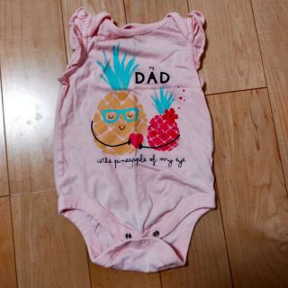 ベビーギャップ(babyGAP)のgap フリルロンパース 70(カバーオール)