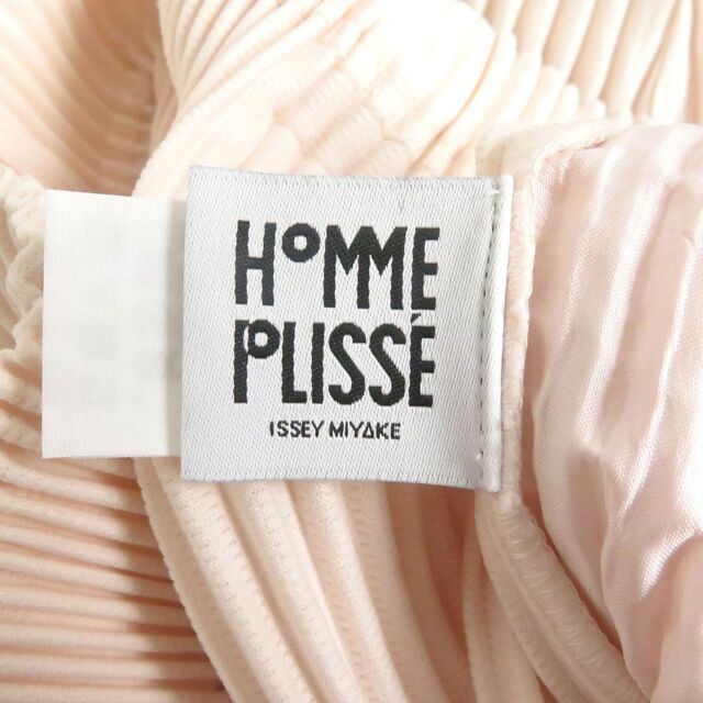 ISSEY MIYAKE(イッセイミヤケ)の極美品□HOMME PLISSE ISSEY MIYAKE イッセイミヤケ オムプリッセ ベルト付き プリーツ テーパードパンツ/イージーパンツ ピンク 2 メンズ　t07-st30303-041 メンズのパンツ(その他)の商品写真