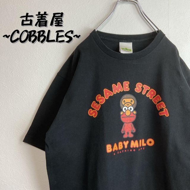 【BAPE】マイロ   Tシャツ黒