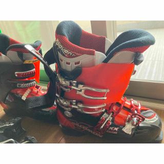 SALOMON - salomonショートスキー一式 板125、ブーツ27の通販 by