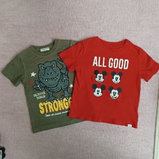 ギャップ(GAP)の110Ｔシャツ2枚組ミッキー＆恐竜(Tシャツ/カットソー)