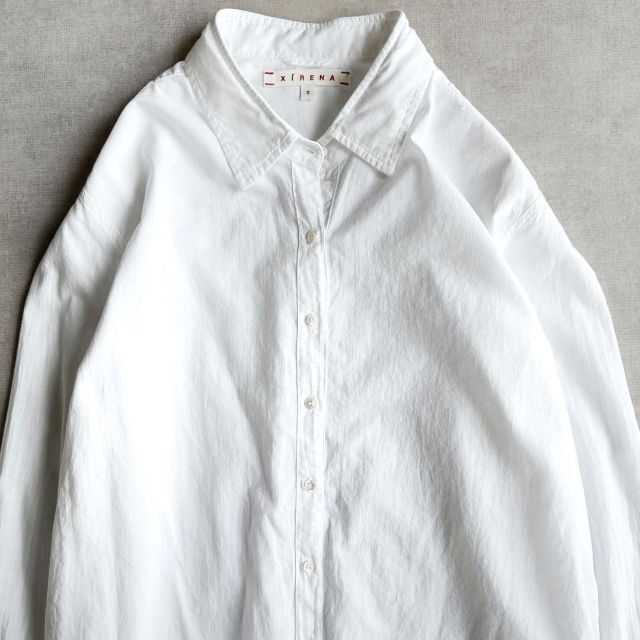 L'Appartement DEUXIEME CLASSE(アパルトモンドゥーズィエムクラス)の美品▲L'Appartement XiRENA Cotton Poplinシャツ レディースのトップス(シャツ/ブラウス(長袖/七分))の商品写真