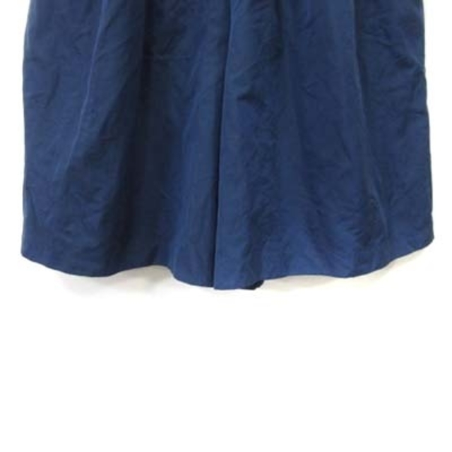 BEAUTY&YOUTH UNITED ARROWS(ビューティアンドユースユナイテッドアローズ)のビューティー&ユース フレアスカート ギャザー ひざ丈 紺 ネイビー /YI レディースのスカート(ひざ丈スカート)の商品写真