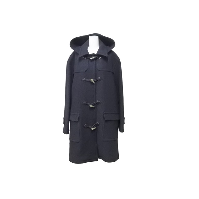 新入荷 - Hermes 極美品 48006 中古 サイズ50 黒 ウール コート
