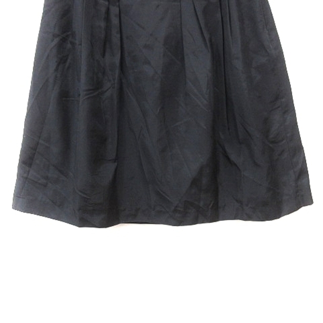 M-premier(エムプルミエ)のエムプルミエ M-Premier フレアスカート ひざ丈 36 黒 ブラック レディースのスカート(ひざ丈スカート)の商品写真