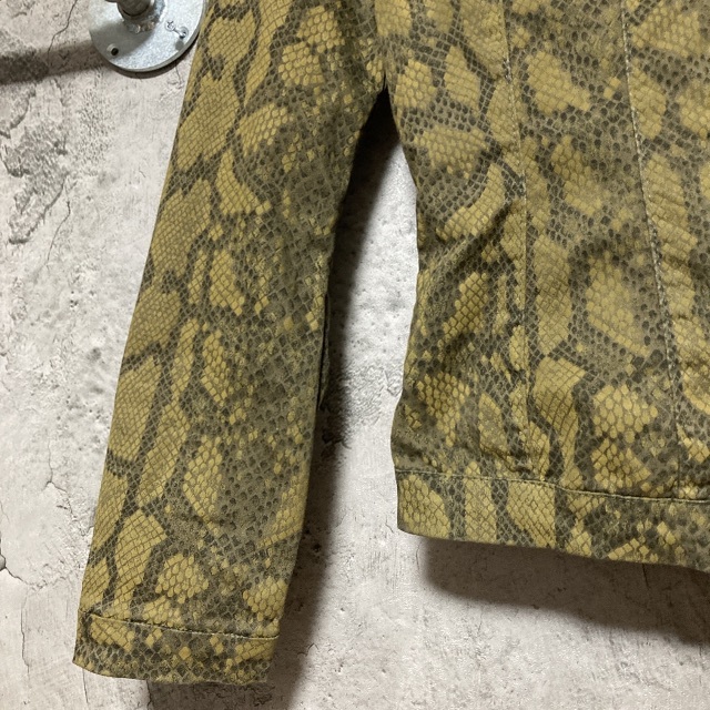 パイソン 蛇柄 ジャケット へび ヘビ アウター ライダース 薄手 パイソン 蛇柄 ジャケット へび ヘビ アウター ライダース 薄手