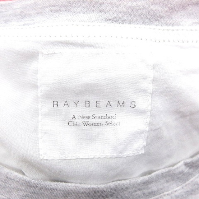 Ray BEAMS(レイビームス)のレイビームス ドッキングワンピース ミニ ティアード フレンチスリーブ グレー レディースのワンピース(ミニワンピース)の商品写真