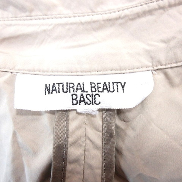 NATURAL BEAUTY BASIC(ナチュラルビューティーベーシック)のナチュラルビューティーベーシック トレンチコート ロング L ベージュ /AU レディースのジャケット/アウター(トレンチコート)の商品写真