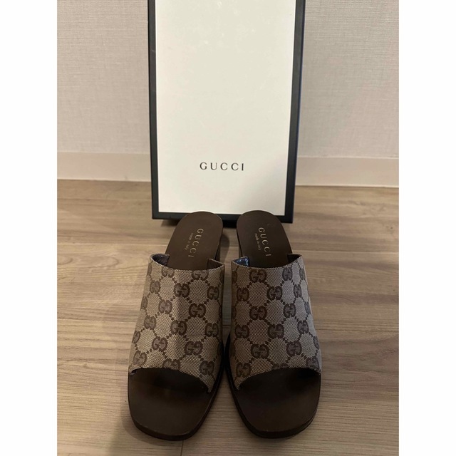 USED美品】gucci ミュール サイズ36 - 靴/シューズ