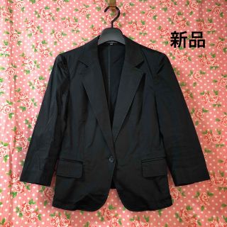 ブラックバイマウジー(BLACK by moussy)の♪SALE☆新品☆秋物☆BLACK by mousy☆黒のシンプルジャケット☆(テーラードジャケット)