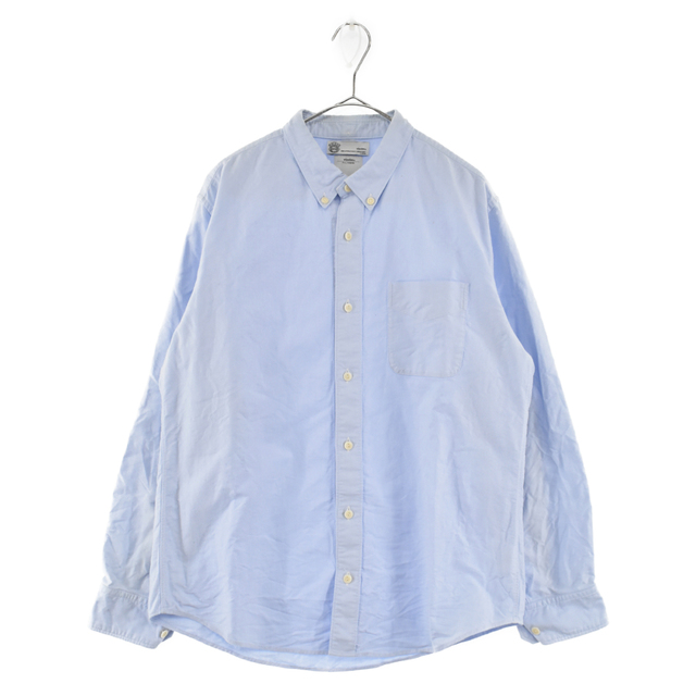 VISVIM(ヴィスヴィム)のVISVIM ヴィスヴィム ALBACORE MERRICK SHIRT アルバコア エルボーパッチ 長袖シャツ ブルー 0115105011003 メンズのトップス(シャツ)の商品写真