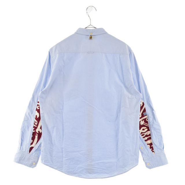 VISVIM(ヴィスヴィム)のVISVIM ヴィスヴィム ALBACORE MERRICK SHIRT アルバコア エルボーパッチ 長袖シャツ ブルー 0115105011003 メンズのトップス(シャツ)の商品写真