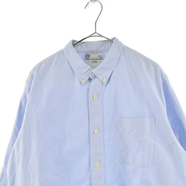 VISVIM(ヴィスヴィム)のVISVIM ヴィスヴィム ALBACORE MERRICK SHIRT アルバコア エルボーパッチ 長袖シャツ ブルー 0115105011003 メンズのトップス(シャツ)の商品写真