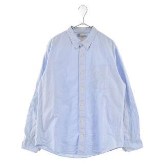 ヴィスヴィム(VISVIM)のVISVIM ヴィスヴィム ALBACORE MERRICK SHIRT アルバコア エルボーパッチ 長袖シャツ ブルー 0115105011003(シャツ)